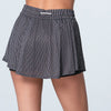 Lucky In Love High Waist Pinstripe Skirt 13.5" (Black)