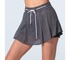 Lucky In Love High Waist Pinstripe Skirt 13.5" (Black)