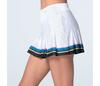 Lucky In Love Stripe Hype Skirt 13.5" (White)