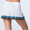 Lucky In Love Stripe Hype Skirt 13.5" (White)