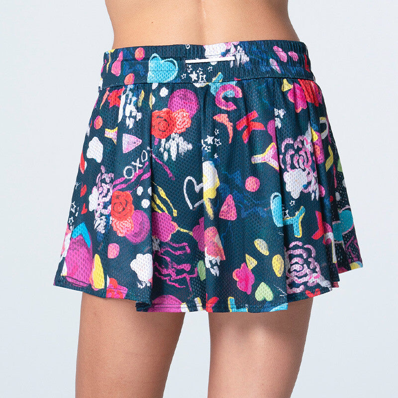 Lucky In Love High Waist Love You Skirt 13.5" (Navy) Lucky In Love CLL08K-NVY-L