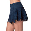 Lucky In Love Eyelet You Win Skirt 13" (Midnight)