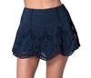 Lucky In Love Eyelet You Win Skirt 13" (Midnight)