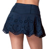 Lucky In Love Eyelet You Win Skirt 13" (Midnight)