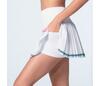 Lucky In Love Win It Pleated Skirt 14" (White)