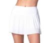 Lucky In Love Cheetah Pleated Skirt 13" (White)