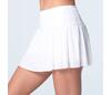 Lucky In Love Cheetah Pleated Skirt 13" (White)