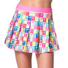 Lucky In Love Margarita Pop Art Pleat Skirt 13.5" (Multi) Lucky In Love CLL08S-MUL-L