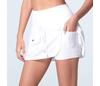 Lucky In Love Cargo Pocket Wrap Skirt 14" (White)