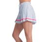 Lucky In Love High Waisted Glow Stripe Skirt (W) (White)