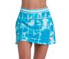 Lucky In Love Wave Rider Pickleball Skirt (W) (Scuba)