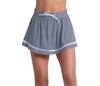Lucky In Love High Waist Seersucker Skirt (W) (Midnight)
