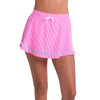 Lucky In Love High Waist Seersucker Skirt (W) (Midnight) Lucky In Love