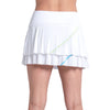 Lucky In Love Lavish Stroke Pleated Skirt (W) (White)