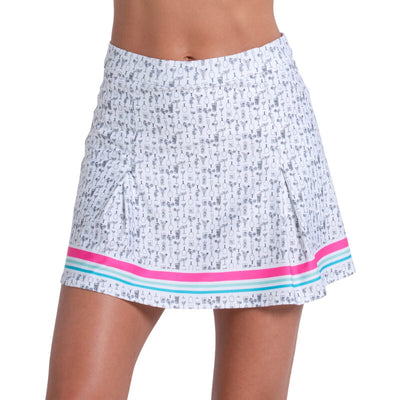 Lucky In Love Pickle-Tini Pickleball Skirt (W) (Multi) Lucky In Love