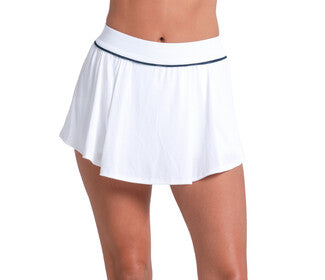 Lucky In Love High Waist Court Skirt (W) (White)