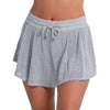 Lucky In Love High Waist Lucky Break Skirt (Heather Grey)