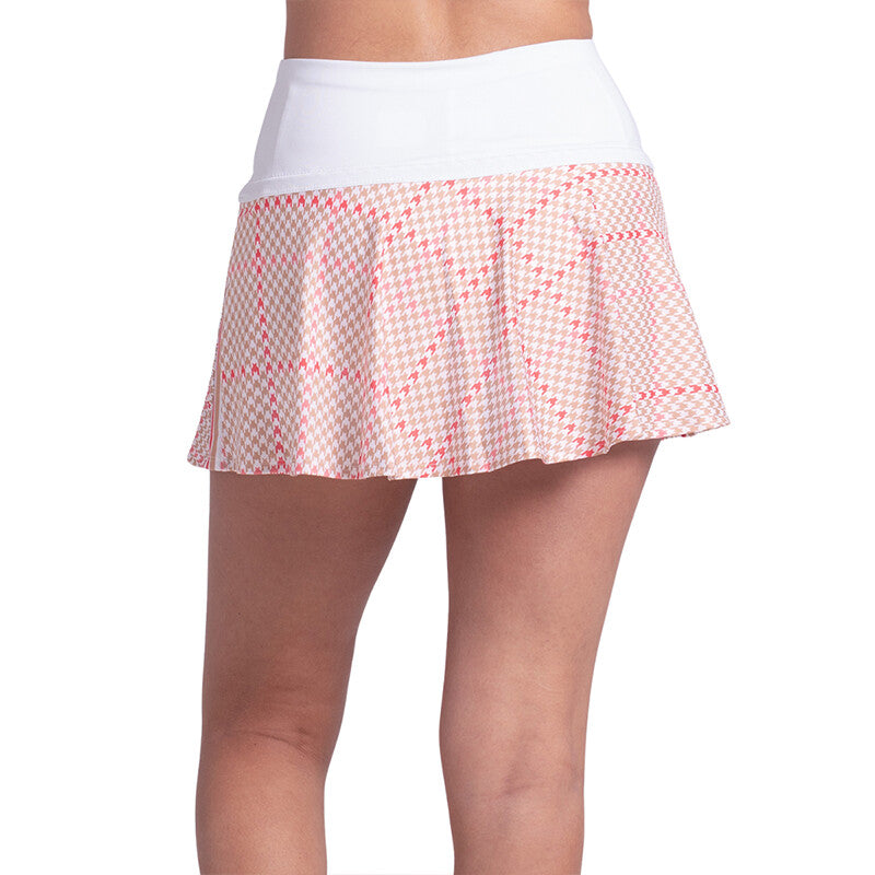 Lucky In Love Clubhouse Skirt (W) (Camel) Lucky In Love