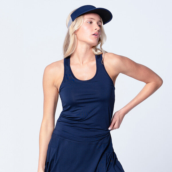 Lucky In Love Andrea Tank (W) (Navy)