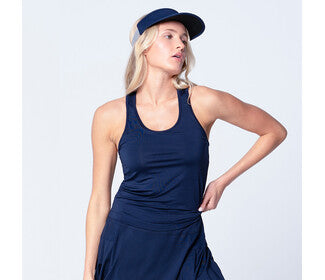 Lucky In Love Andrea Tank (W) (Navy)
