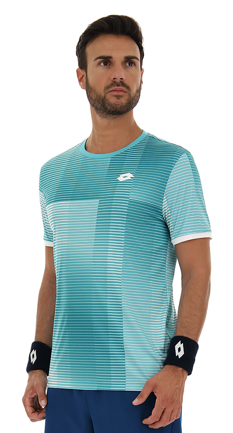 Lotto Top Ten Ii Printed Tee (M) (Blue) Lotto