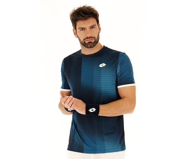 Lotto Top Ten Ii Printed Tee (M) (Navy)