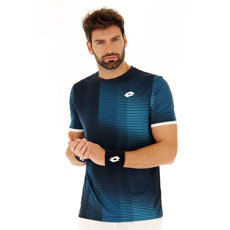 Lotto Top Ten Ii Printed Tee (M) (Navy) Lotto