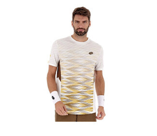 Lotto Tech 1 D4 Tee (M) (White/Teak Brown)
