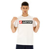 Lotto Performance Logo Tee (M) (White)