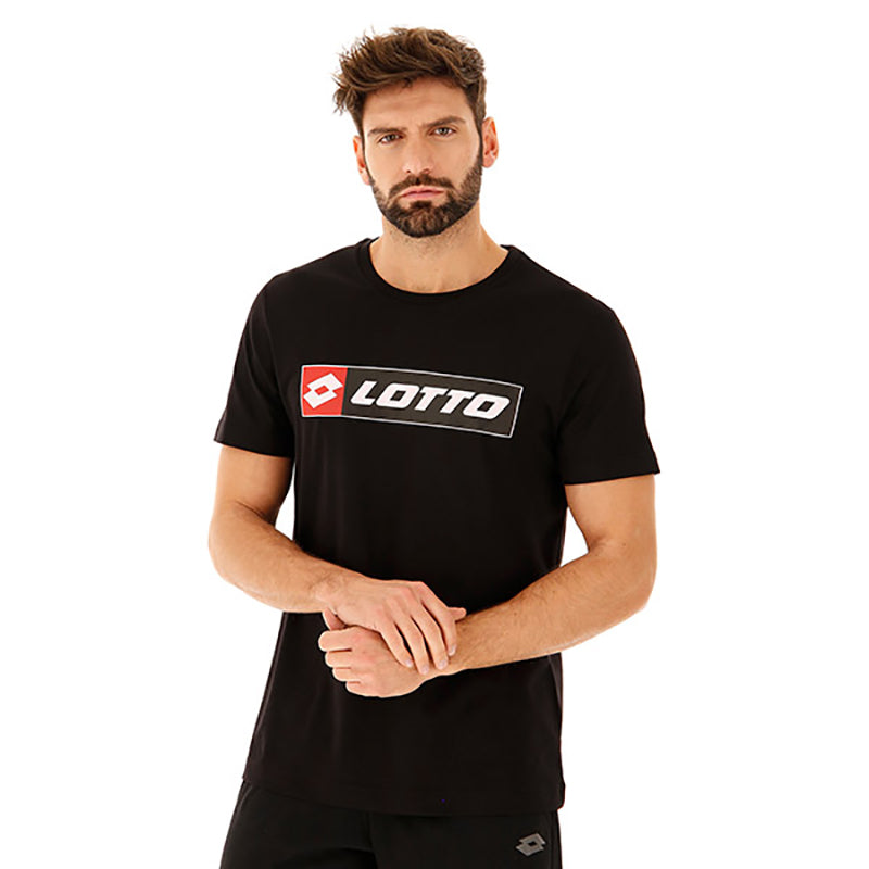 Lotto Performance Logo Tee (M) (Black) Lotto