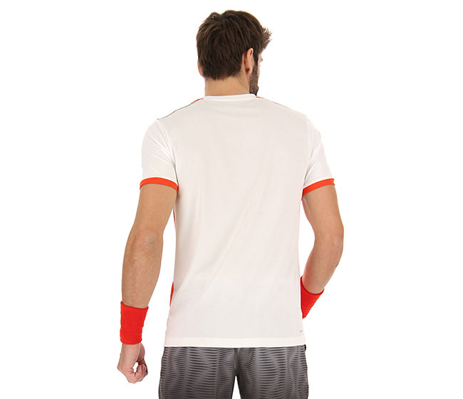 Lotto Top Ten Iv Tee 2 (M) (Red/White)