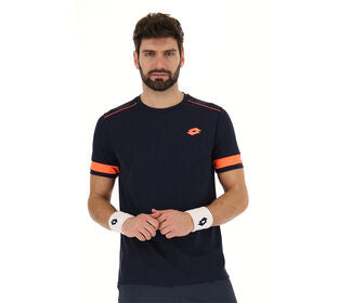 Lotto Superrapida Pickleball V Tee (M) (Navy)