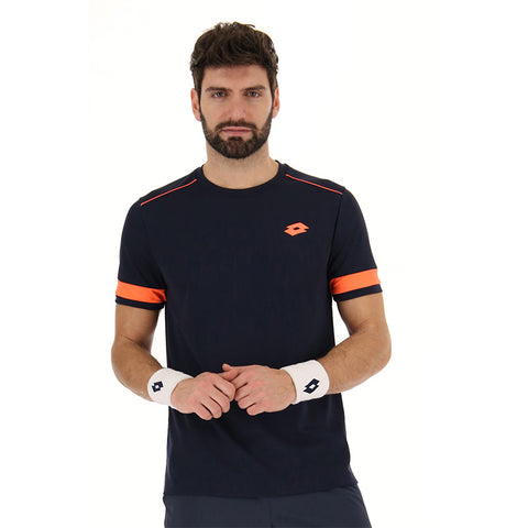 Lotto Superrapida Pickleball V Tee (M) (Navy)