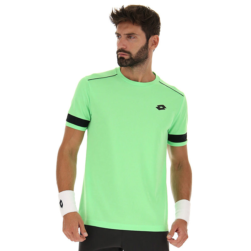 Lotto Superrapida Pickleball V Tee (M) (Green)