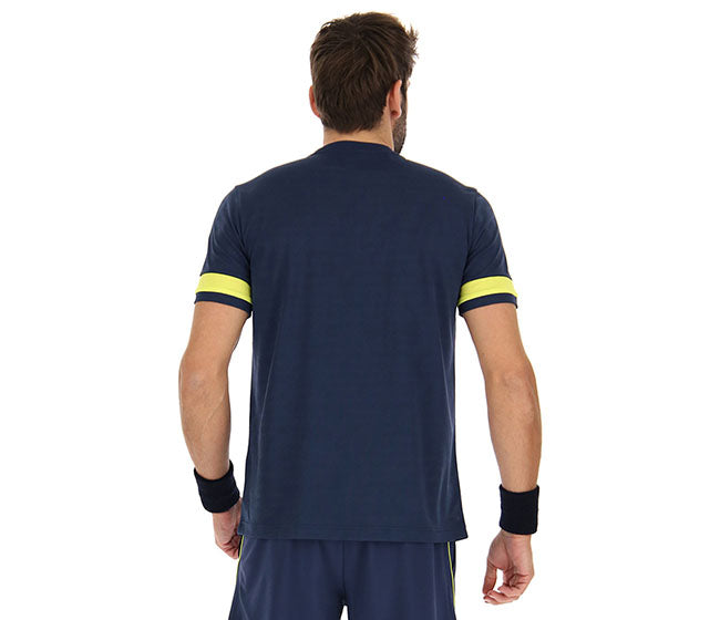 Lotto Superrapida Pickleball V Tee (M) (Dark Denim)