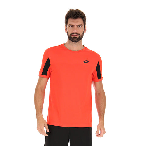 Lotto Superrapida Pickleball Vi Tee 1 (M) (Grenadine Red)