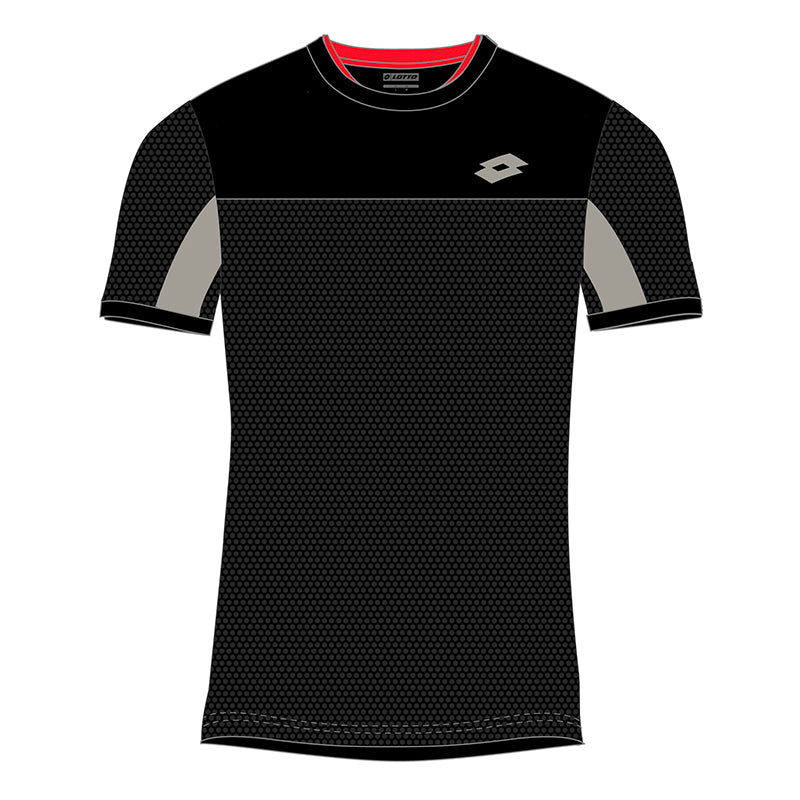 Lotto Superrapida Pickleball Vi Tee 1 (M) (Black)