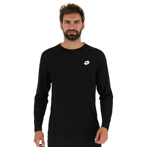 Lotto Core Longsleeve Tee (M)(Black)