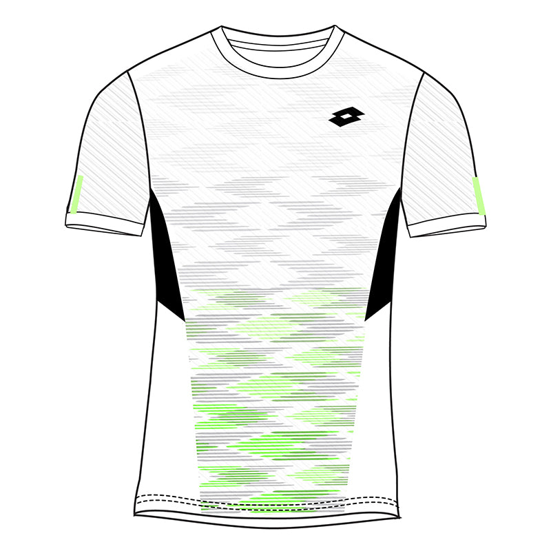 Lotto Boys Tech 1 D4 Tee (White/Green)