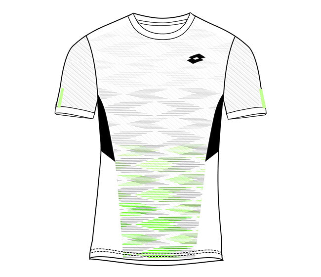 Lotto Boys Tech 1 D4 Tee (White/Green)