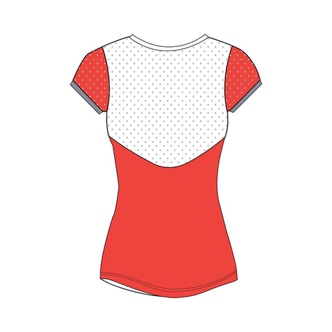 Lotto Girls Top Ten Iv Tee 2 (Red Poppy)