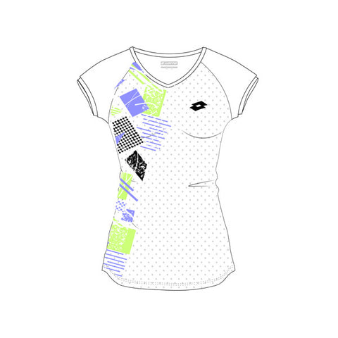 Lotto Girls Tech 1 D5 Tee (White)