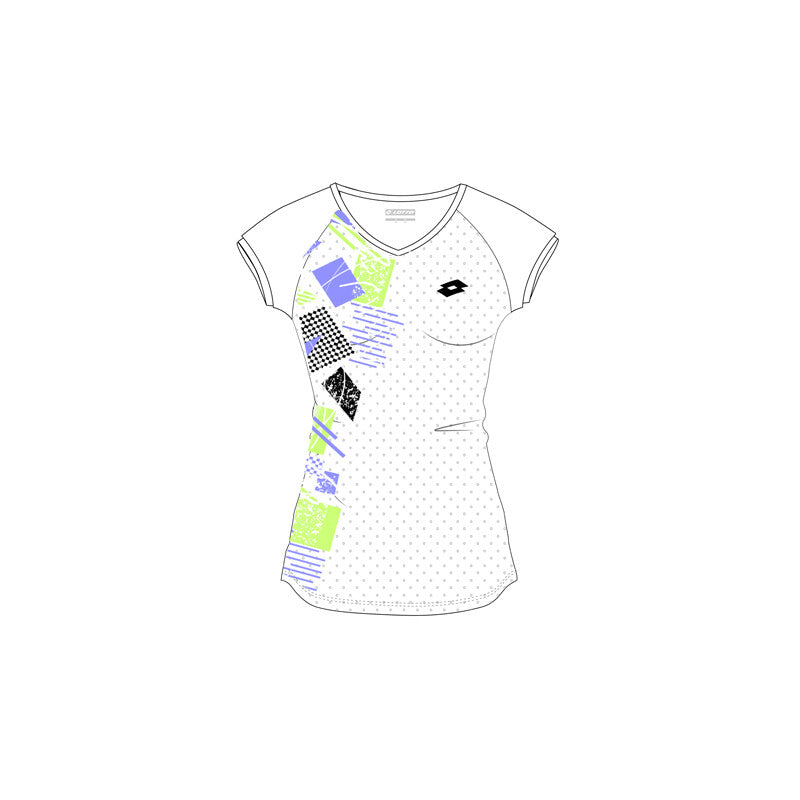 Lotto Girls Tech 1 D5 Tee (White)