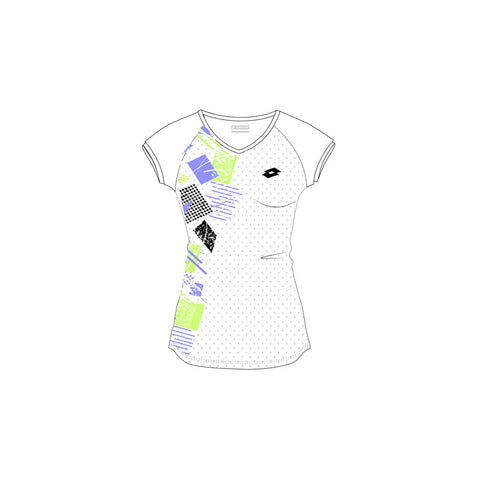 Lotto Girls Tech 1 D5 Tee (White)