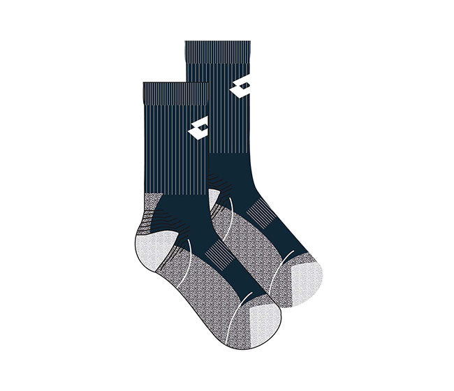 Lotto Tennis Crew Sock Ii (M) (Navy)