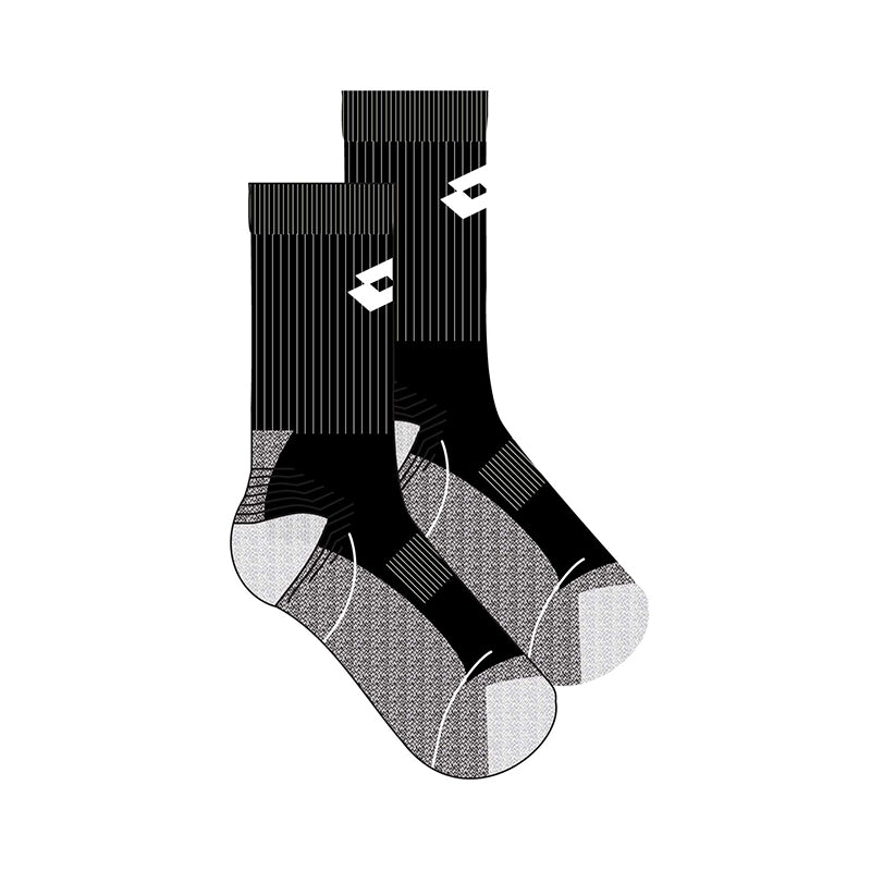 Lotto Tennis Crew Sock Ii (M) (Black)