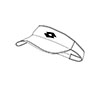 Lotto Performance Visor (W) (White)