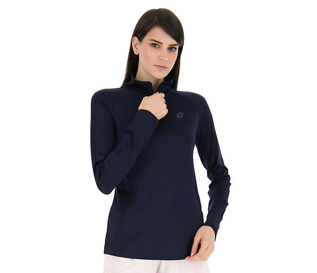 Lotto Core Sweat 1/4 Zip (W)(Navy)