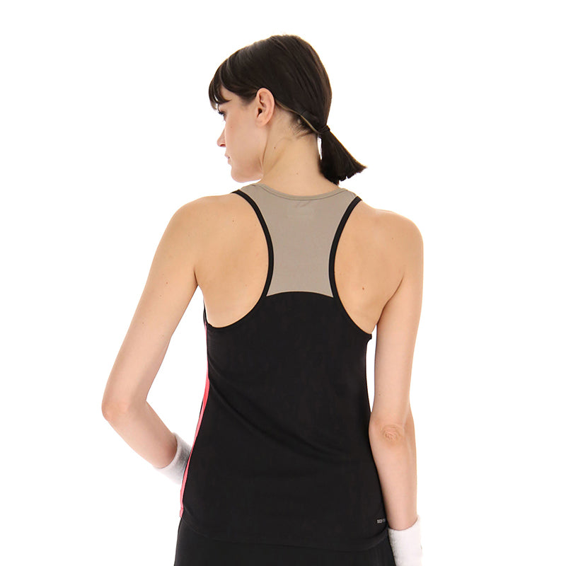 Lotto Superrapida Pickleball Vi Tank (W) (Black)