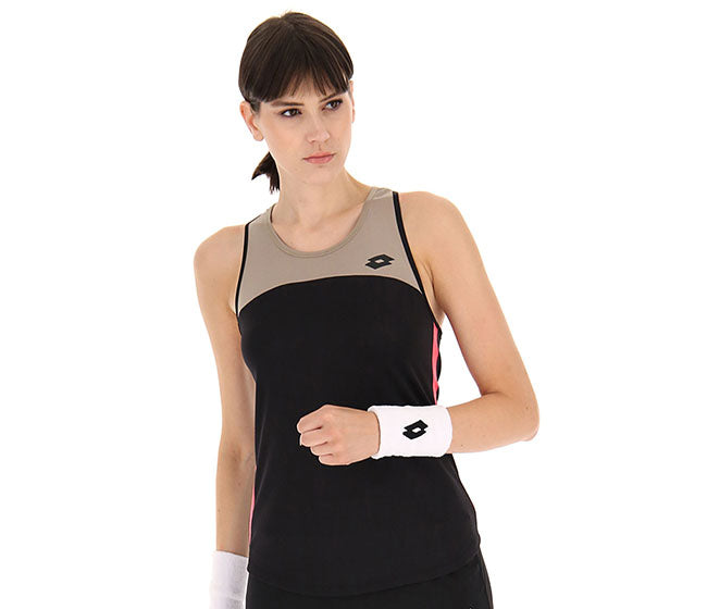 Lotto Superrapida Pickleball Vi Tank (W) (Black)